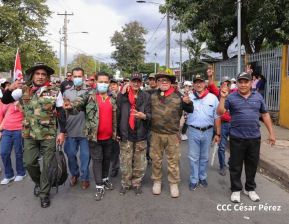  Caminatas en toda Nicaragua honrando al General Sandino
