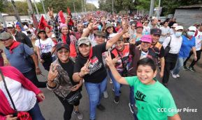  Caminatas en toda Nicaragua honrando al General Sandino