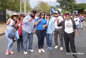  Caminatas en toda Nicaragua honrando al General Sandino