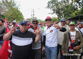  Caminatas en toda Nicaragua honrando al General Sandino