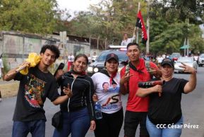  Caminatas en toda Nicaragua honrando al General Sandino