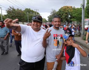  Caminatas en toda Nicaragua honrando al General Sandino