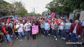  Caminatas en toda Nicaragua honrando al General Sandino