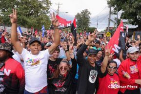  Caminatas en toda Nicaragua honrando al General Sandino