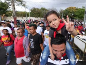  Caminatas en toda Nicaragua honrando al General Sandino