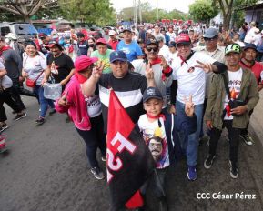  Caminatas en toda Nicaragua honrando al General Sandino