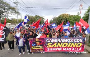  Caminatas en toda Nicaragua honrando al General Sandino