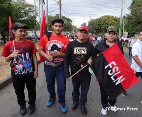  Caminatas en toda Nicaragua honrando al General Sandino