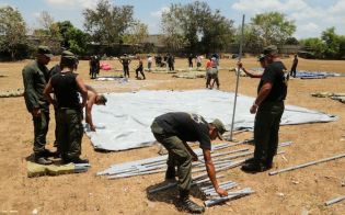 Instalan Hospitales de Campaña para atender Alerta Roja