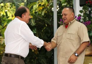 Daniel y Rosario se reúnen con delegación venezolana de alto nivel encabezada por Diosdado Cabello