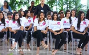 Jovencitas de Nicaragua participan del casting oficial de Miss Teen 2023