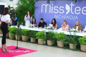 Jovencitas de Nicaragua participan del casting oficial de Miss Teen 2023