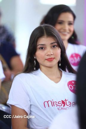 Jovencitas de Nicaragua participan del casting oficial de Miss Teen 2023