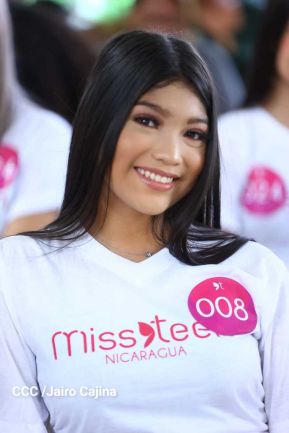 Jovencitas de Nicaragua participan del casting oficial de Miss Teen 2023