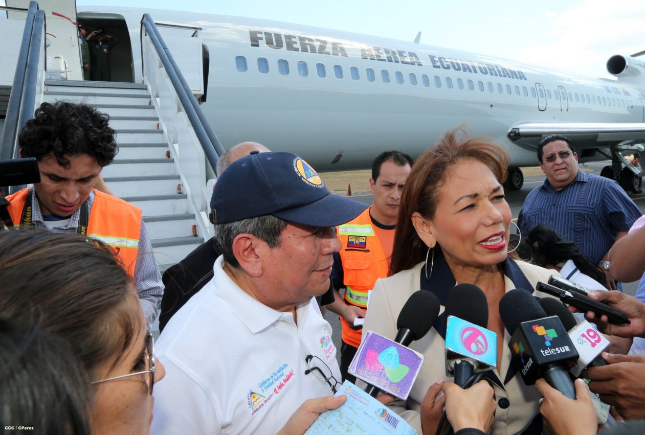 Llega ayuda ecuatoriana para afectados por terremoto