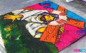 Alfombras Pasionarias: Arte que brota de las manos de un Pueblo de Fé, un Pueblo Cristiano