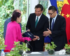 Encuentro del Presidente Comandante Daniel Ortega Saavedra y el Presidente del CIDCA