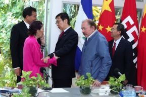 Encuentro del Presidente Comandante Daniel Ortega Saavedra y el Presidente del CIDCA