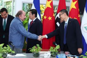 Encuentro del Presidente Comandante Daniel Ortega Saavedra y el Presidente del CIDCA