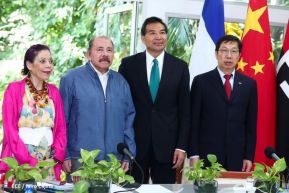 Encuentro del Presidente Comandante Daniel Ortega Saavedra y el Presidente del CIDCA