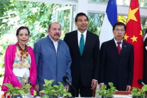 Encuentro del Presidente Comandante Daniel Ortega Saavedra y el Presidente del CIDCA