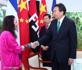 Encuentro del Presidente Comandante Daniel Ortega Saavedra y el Presidente del CIDCA