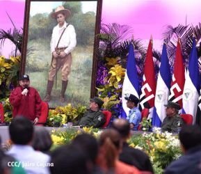 Conmemoración del 128 aniversario del natalicio del General Augusto C. Sandino