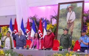 Conmemoración del 128 aniversario del natalicio del General Augusto C. Sandino