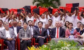 Conmemoración del 128 aniversario del natalicio del General Augusto C. Sandino