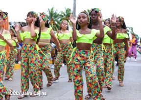 El Caribe de Nicaragua en su máximo esplendor con la celebración del Carnaval Mayo Ya