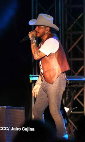 Así se vivió el concierto de Christian Nodal en Nicaragua