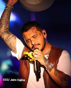 Así se vivió el concierto de Christian Nodal en Nicaragua