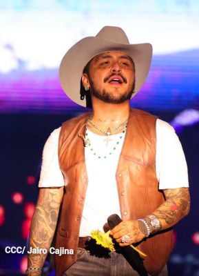 Así se vivió el concierto de Christian Nodal en Nicaragua