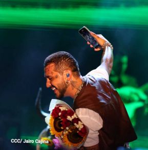 Así se vivió el concierto de Christian Nodal en Nicaragua