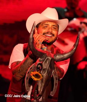 Así se vivió el concierto de Christian Nodal en Nicaragua