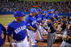 Inicia la Serie internacional de Béisbol Nicaragua versus Puerto Rico