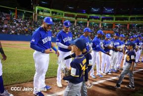 Inicia la Serie internacional de Béisbol Nicaragua versus Puerto Rico