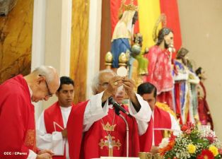 Cardenal Brenes oficia solemne misa en honor a San Marcos Evangelista