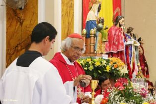 Cardenal Brenes oficia solemne misa en honor a San Marcos Evangelista
