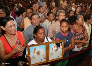“Nicaragua se regocija por la canonización de Juan Pablo II y Juan XXIII”