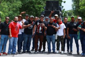 Miles de sandinistas caminan en saludo al 44/19 en Julio Victorioso