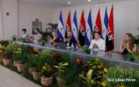  Comunicadores de Nicaragua y de RT en Español aprendiendo juntos