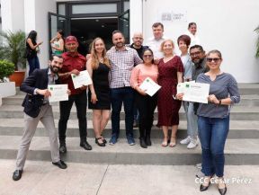  Comunicadores de Nicaragua y de RT en Español aprendiendo juntos