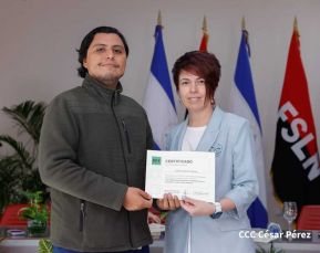  Comunicadores de Nicaragua y de RT en Español aprendiendo juntos