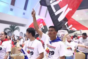 Congreso de la Juventud Sandinista ratifica apoyo al Comandante Daniel y la Compañera Rosario