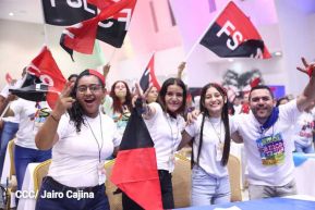 Congreso de la Juventud Sandinista ratifica apoyo al Comandante Daniel y la Compañera Rosario