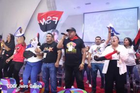 Congreso de la Juventud Sandinista ratifica apoyo al Comandante Daniel y la Compañera Rosario
