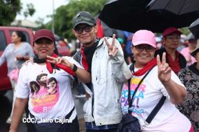 Multitudinaria caminata en saludo al 44/19 y homenaje a la gesta heroica de Julio Buitrago