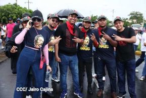 Multitudinaria caminata en saludo al 44/19 y homenaje a la gesta heroica de Julio Buitrago