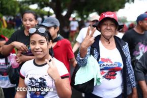 Multitudinaria caminata en saludo al 44/19 y homenaje a la gesta heroica de Julio Buitrago